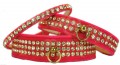 Majestic Collar - Velvet (2-Rows of Crystals)