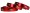 Metallic Red Arkansas Razorback Collar