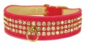 Majestic Collar - Velvet (3-Rows of Crystals)