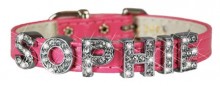 Pink Vinyl Slider Collar.